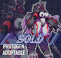 [ADOPTABLE] / Dark Protogen by Sheecktor