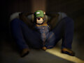 Relaxing in the Barn by JDBear