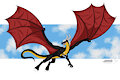 Sen In Dragon Form by Crocdragon