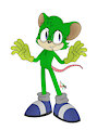 Erik the Mouse (My Main Sonic OC) by JamesyDoggy
