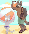 Beach day by JasonVVoid