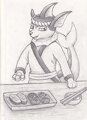 Sushi Chef Vaporeon by Vulnec