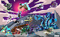 Fight and conquer against the dragon by H1DRAW