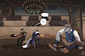 Tavern Shenanigans by Crocdragon