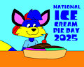 National Ice Cream Pie Day 2025 by CartoonFoxArt2002