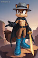 Conan the Raccoon (Ai) by 2BIT