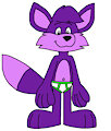Zolt the Purple Wolf by CartoonFoxArt2002