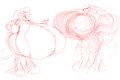 Horse Ladies by KingBigWolf
