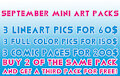 SEPTEMBER MINI ART PACKS by MAPACHEROKEE