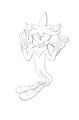 Flat Silver Doodle by paperboio
