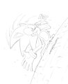 Flat Sonic Doodle 2/2 by paperboio