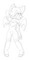 Flat Male Rouge by paperboio