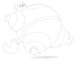 Inflated Skunk by paperboio