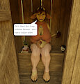 Banana stem in outhouse! by Dragon696