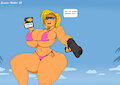 Bombshell Beach Bust by JasmineRedkat