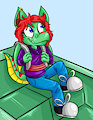 Estelar Getting On A Roller Coaster! (Commission) by Tho6Who4e2000