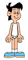 Neddie Hugson in Tank Top and Briefs by CartoonFoxArt2002