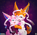 Snuggling sylves [C] by FireEagle2015