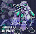 [ADOPTABLE] / Protogen Lightspeed by Sheecktor