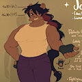Ref Sheet 2025.8 - Jolyne Blueberry by mvSnake