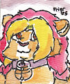 Cute Friar Watercolor Icon by Friar