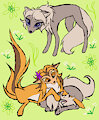 Lily and Kate by WispyVixen