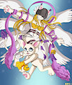 Angel Cat by KimZipper