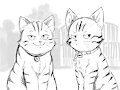 Sketch 409 - Ubi & Meow Meow by WinickLim