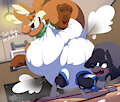 Poofy Padded Basketball by RavenTheWolf