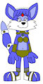 Krystal the Fox by CartoonFoxArt2002