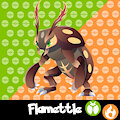 Diseñando la Dex de Kántar: Flamettle by edonova