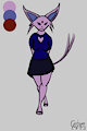 Espeon Girl by Gashren