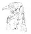 Robot Jackal Sketch by FenSketch