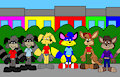 Boys in the Town by CartoonFoxArt2002