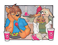 Hammtoy's Burger  --  Commission by MikeFurry