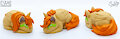 Figurine Little buns - Peachy by SunnyWay