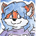 Cute Alfador Watercolor Icon by Friar