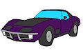 Jackie's Corvette by NickyCoolBun