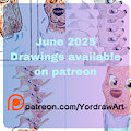 june 2025 work from my Patreon by Yordraw