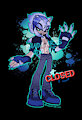 Closed Icy Hedgehog Adoptable by KandaArts