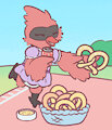Pretzel Cardinal -By Meters- by DanielMania123