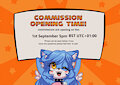 Commission opening date & time by soina