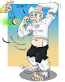 The Summer Hikaru Turned Monkey by nobodyish0me