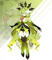 Sanura the Gardevoir-Zygarde Hybrid by Asementor