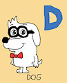 D is for Dog #1 (My Version) - Mr. Peabody