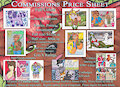 Commission Price Sheet 2025 by MikeFurry