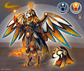 Egyptian Sun God Protogen by ErisMorgan