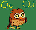 O is for Owl #2 (My Version) - Owl (Johnny Test)