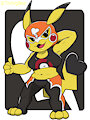 Pikachu Libre by TheVgBear