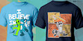 New T-Shirt Designs by pandapaco